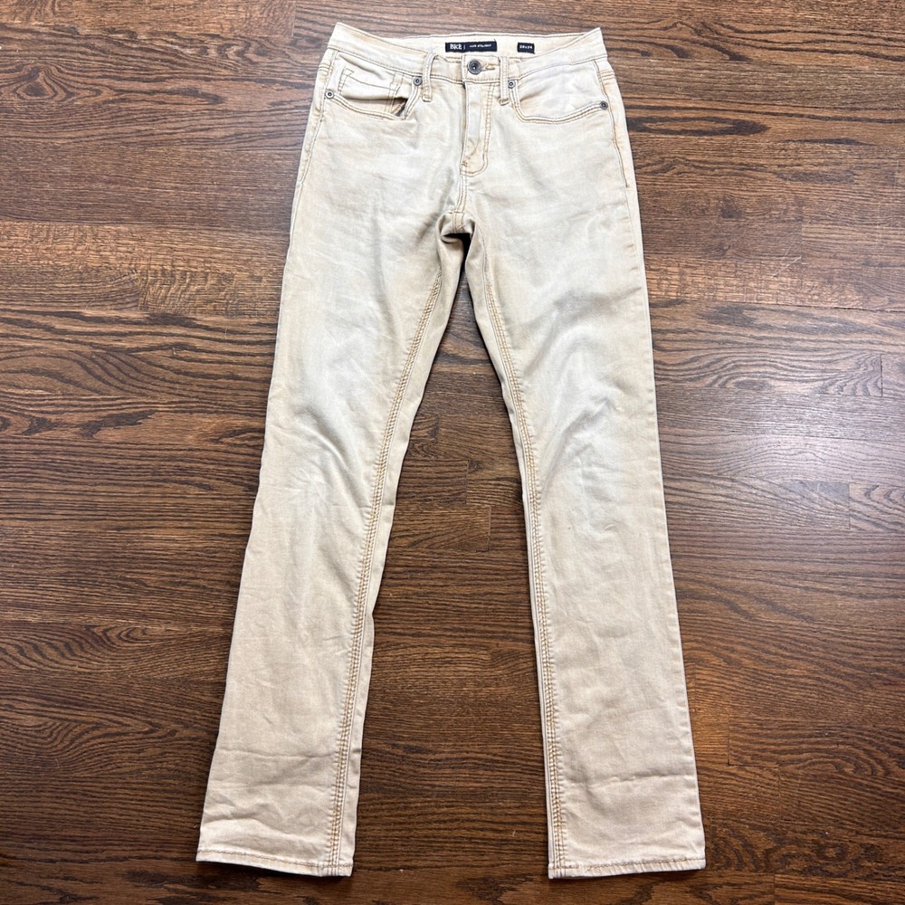 BKE Jake Straight Jeans Mens 28x34 Brown Straight Leg Pants Western Rodeo
